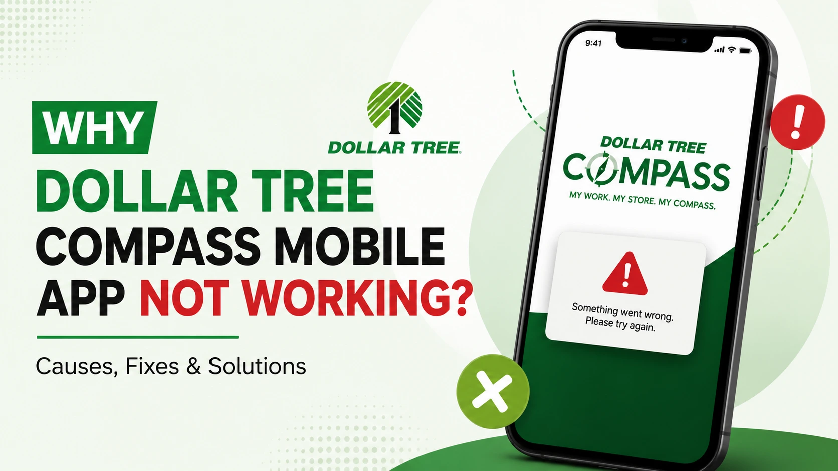 Dollar Tree Compass Mobile App Not Working